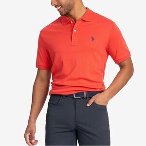U.S. Polo Assn. Solid Interlock Polo Shirt (S)